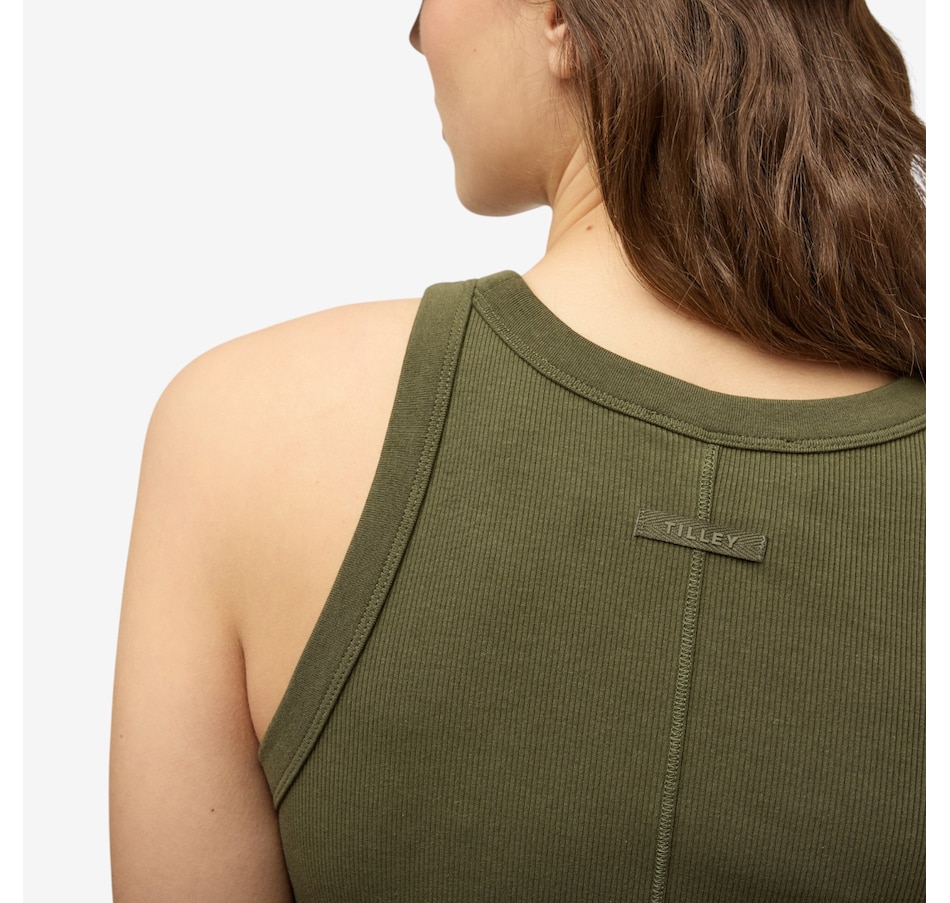Image 123103_ALTMORE14.jpg, Product 123-103 / Price $60.00, Tilley High Neck Rib Tank from Tilley on TSC.ca's Fashion department