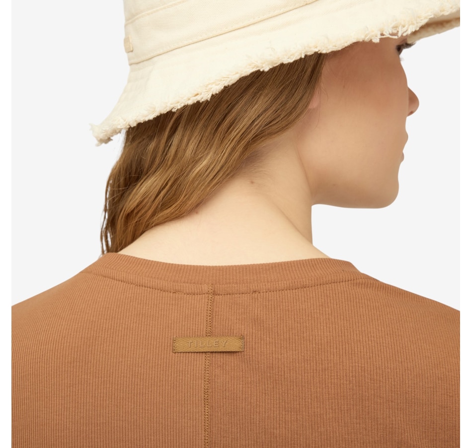 Image 123104_ALTMORE12.jpg, Product 123-104 / Price $65.00, Tilley Tencil Rib Short Sleeve Tee from Tilley on TSC.ca's Fashion department