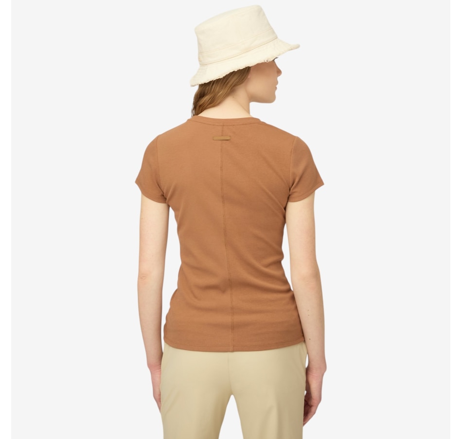 Image 123104_ALTMORE9.jpg, Product 123-104 / Price $65.00, Tilley Tencil Rib Short Sleeve Tee from Tilley on TSC.ca's Fashion department