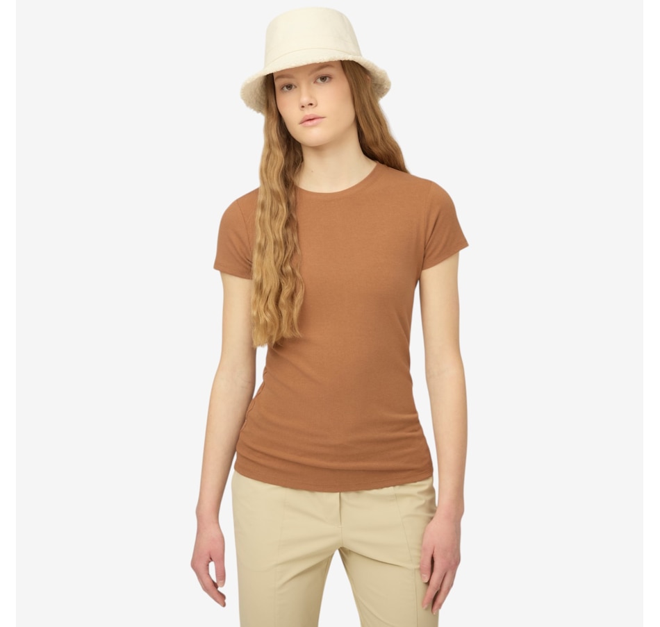 Image 123104_TOF.jpg, Product 123-104 / Price $65.00, Tilley Tencil Rib Short Sleeve Tee from Tilley on TSC.ca's Fashion department