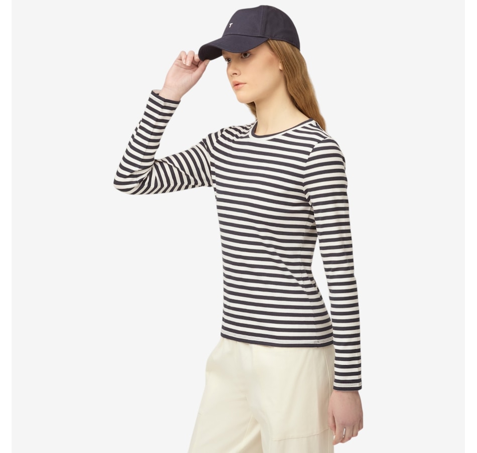 Image 123105_ALTMORE2.jpg, Product 123-105 / Price $99.00, Tilley Long Sleeve Tencel Rib Tee from Tilley on TSC.ca's Fashion department