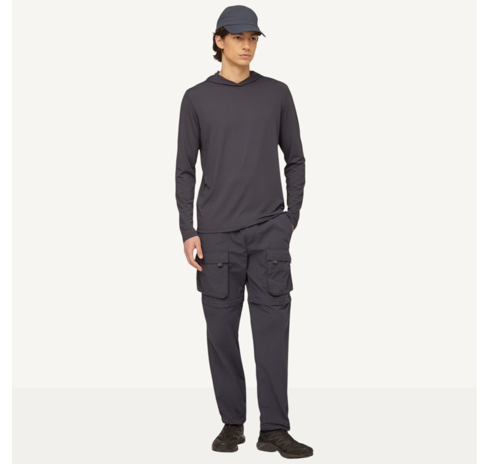 Image 123111_ALTMORE3.jpg, Product 123-111 / Price $120.00, Tilley Men's Lightweight UPF Shade Hoodie from Tilley on TSC.ca's Fashion department
