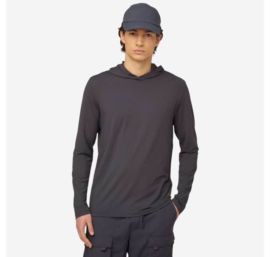 Image 123111_MARNV.jpg, Product 123-111 / Price $120.00, Tilley Men's Lightweight UPF Shade Hoodie from Tilley on TSC.ca's Fashion department