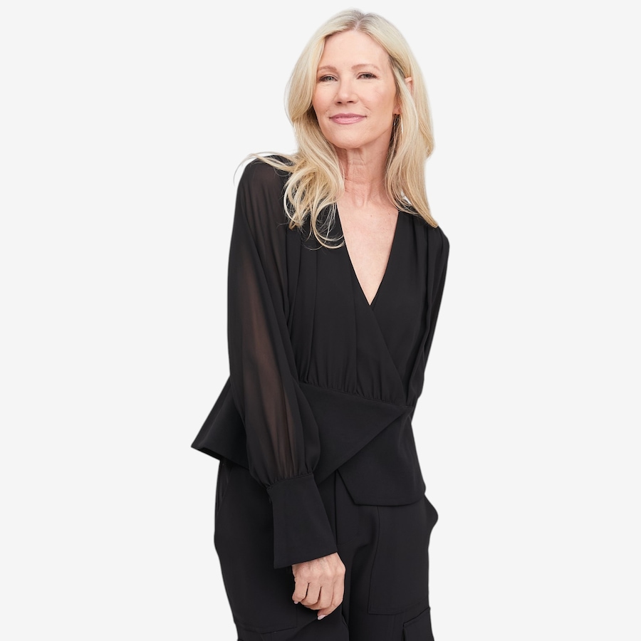 Image 123153_BLK.jpg, Product 123-153 / Price $69.88, Brian Bailey Wrap Blouse from Brian Bailey on TSC.ca's Fashion department