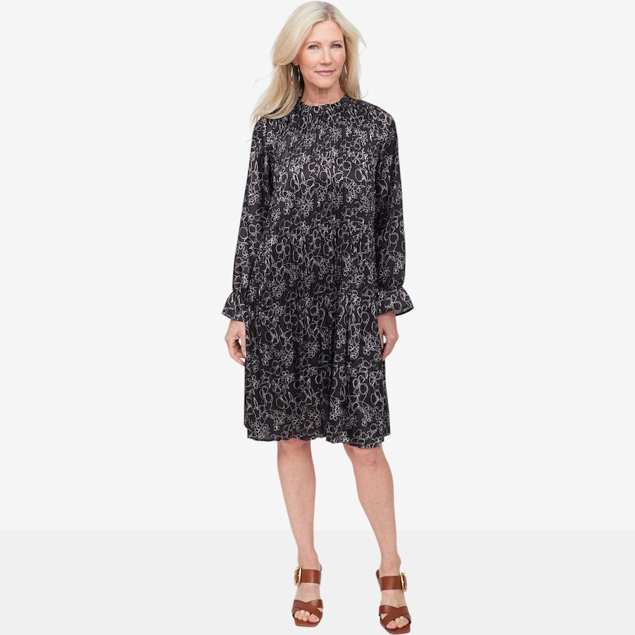 Image 123157_BKF.jpg, Product 123-157 / Price $180.00, Brian Bailey Olivia Printed Swing Dress from Brian Bailey on TSC.ca's Fashion department