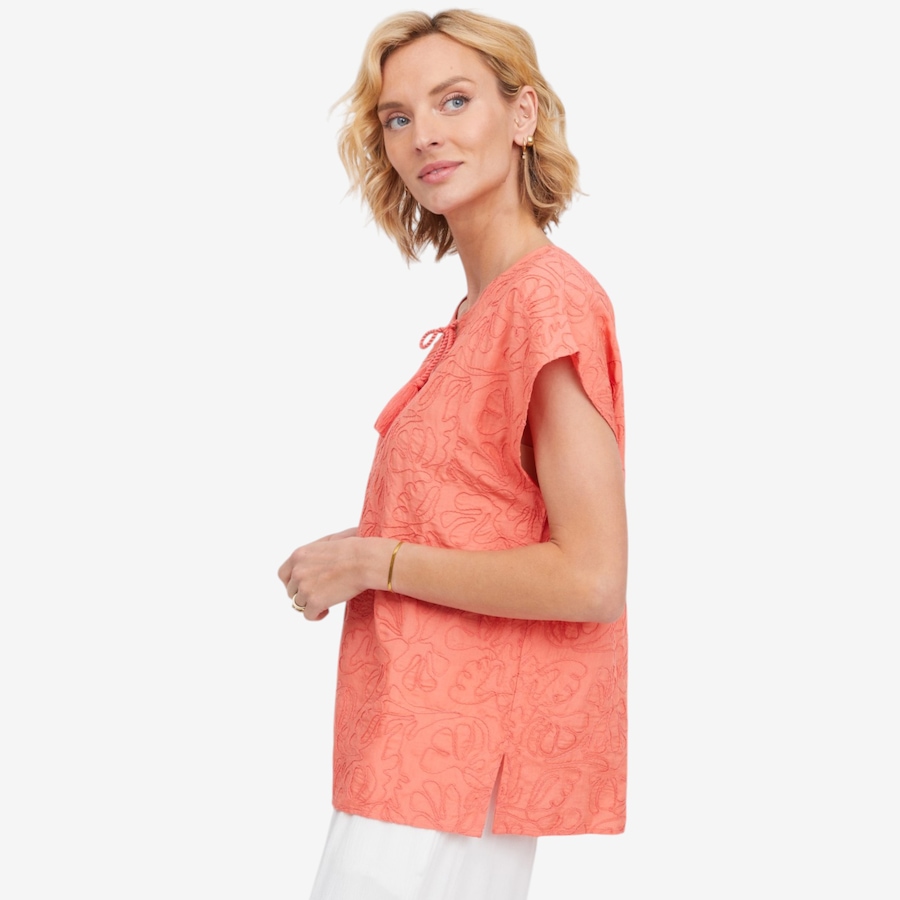 Image 123164_ALTMORE2.jpg, Product 123-164 / Price $109.99, Guillaume Tassel-Detail Embroidered Top from Guillaume on TSC.ca's Fashion department