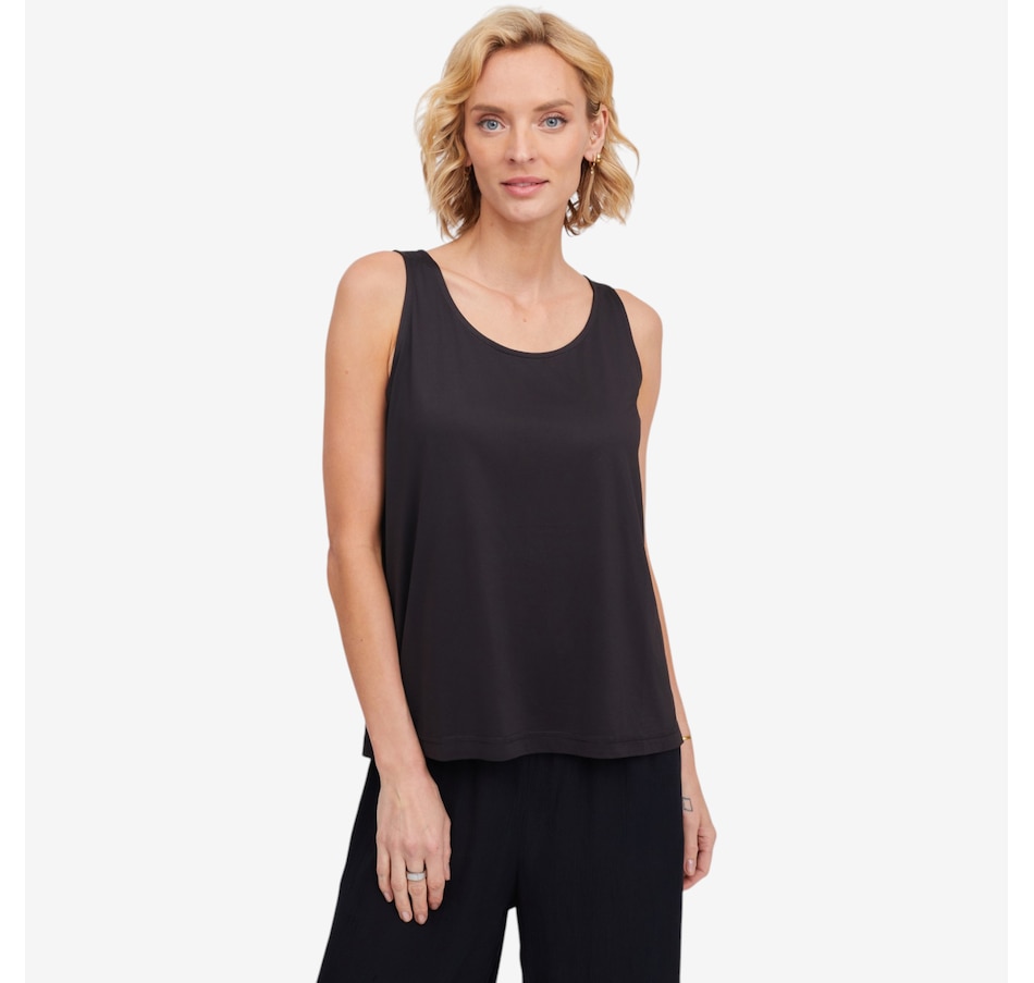 Image 123166_BLK.jpg, Product 123-166 / Price $59.99, Guillaume Essential Matte Jersey Scoop Neck Tank from Guillaume on TSC.ca's Fashion department