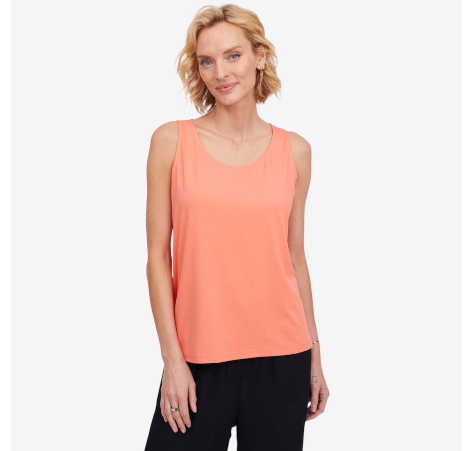 Image 123166_CRL.jpg, Product 123-166 / Price $59.99, Guillaume Essential Matte Jersey Scoop Neck Tank from Guillaume on TSC.ca's Fashion department