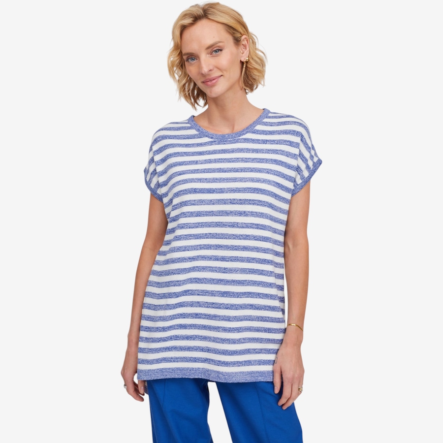 Image 123167_NVWH.jpg, Product 123-167 / Price $89.99, Guillaume Heathered Stripe Knit Tunic from Guillaume on TSC.ca's Fashion department