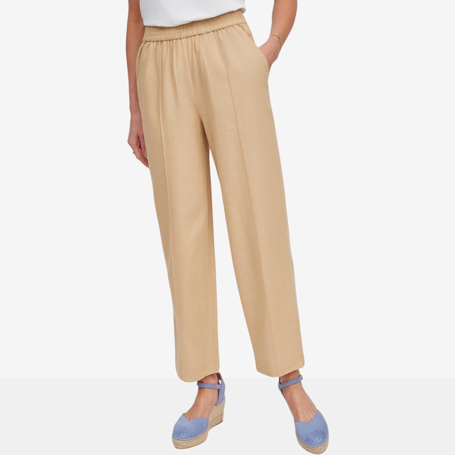 Image 123168_SAN.jpg, Product 123-168 / Price $119.99, Guillaume Pintuck Cotton Linen Pants from Guillaume on TSC.ca's Fashion department