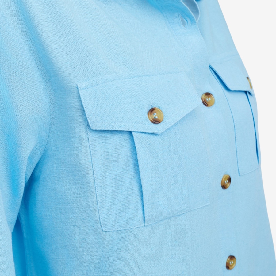 Image 123169_ALTMORE2.jpg, Product 123-169 / Price $119.99, Guillaume Cotton Linen Safari Shirt from Guillaume on TSC.ca's Fashion department