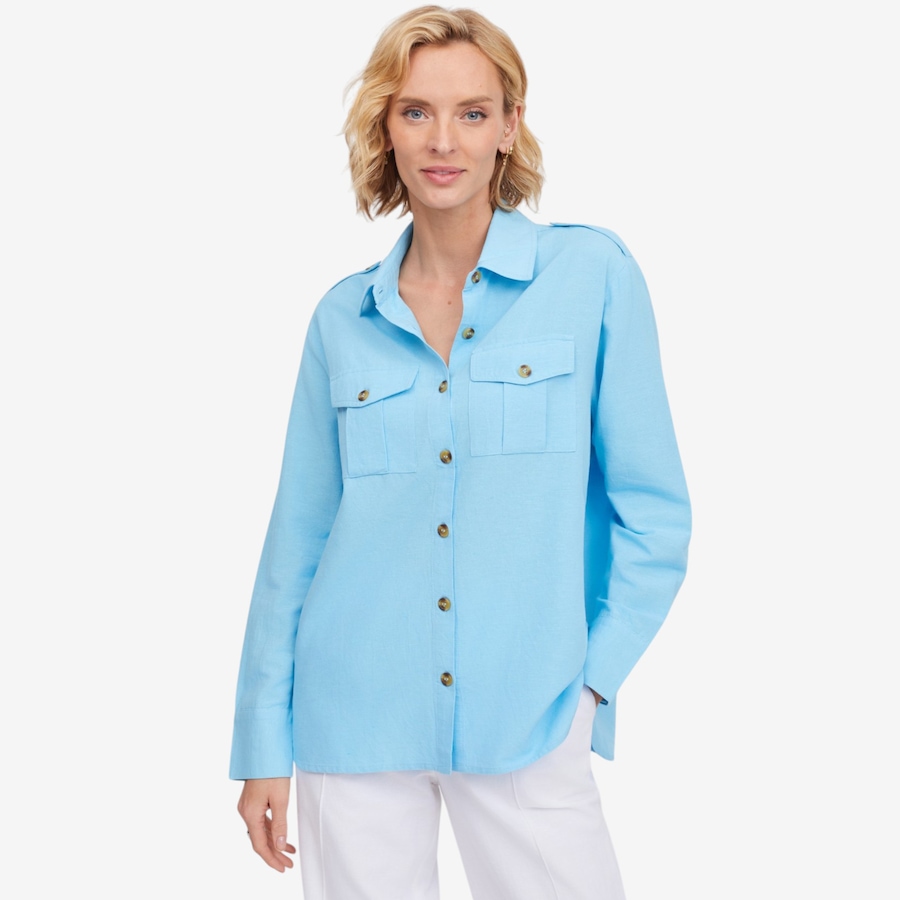 Image 123169_PLE.jpg, Product 123-169 / Price $119.99, Guillaume Cotton Linen Safari Shirt from Guillaume on TSC.ca's Fashion department