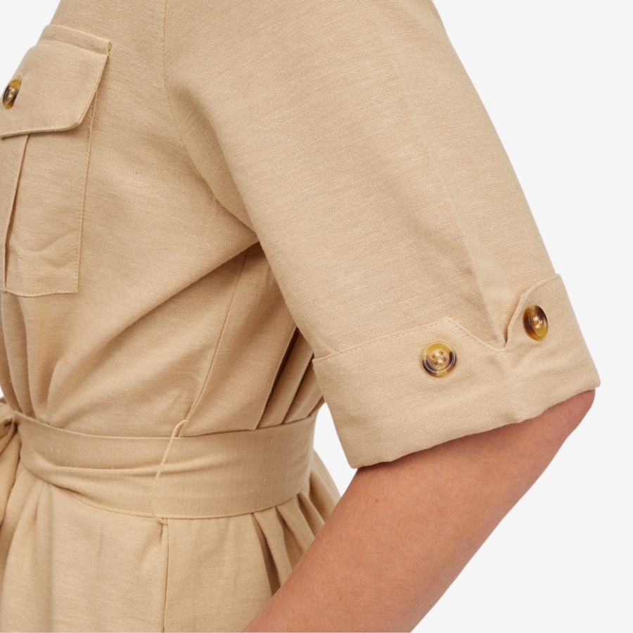 Image 123170_ALTMORE1.jpg, Product 123-170 / Price $129.99, Guillaume Cotton Linen Safari Dress from Guillaume on TSC.ca's Fashion department