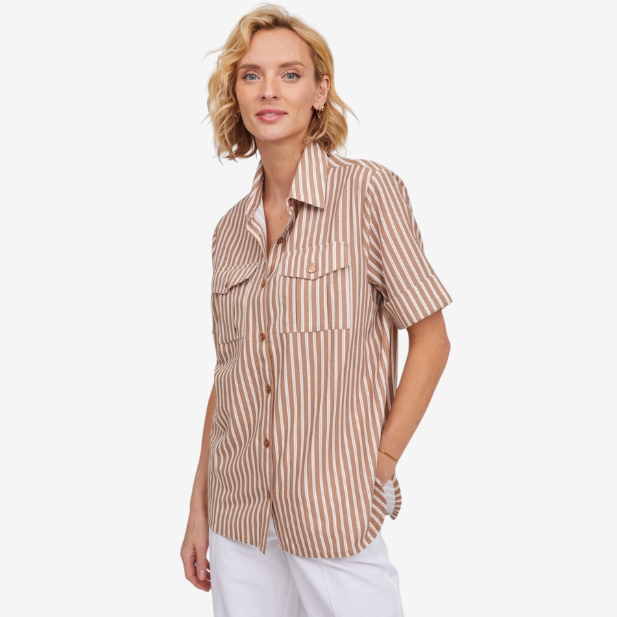 Image 123173_ALTMORE4.jpg, Product 123-173 / Price $119.99, Guillaume Striped Belted Safari Jacket from Guillaume on TSC.ca's Fashion department