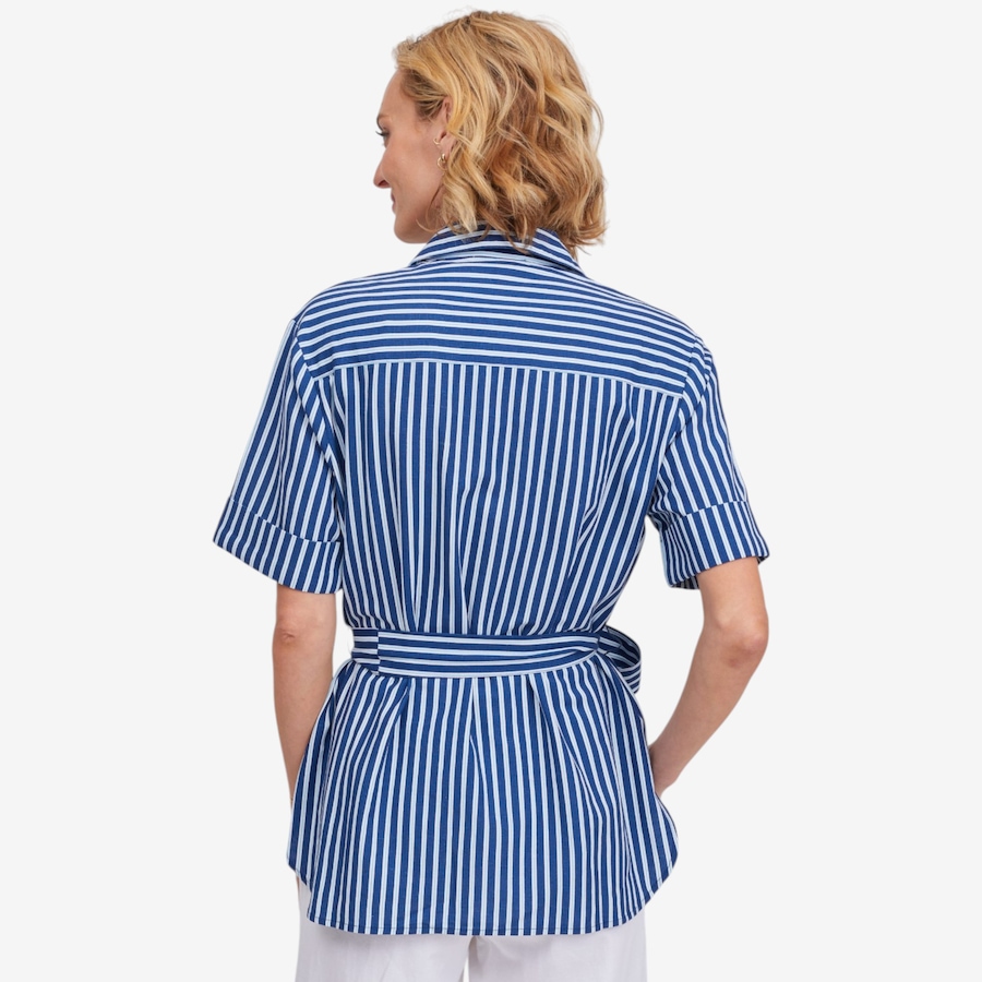 Image 123173_ALTMORE5.jpg, Product 123-173 / Price $119.99, Guillaume Striped Belted Safari Jacket from Guillaume on TSC.ca's Fashion department