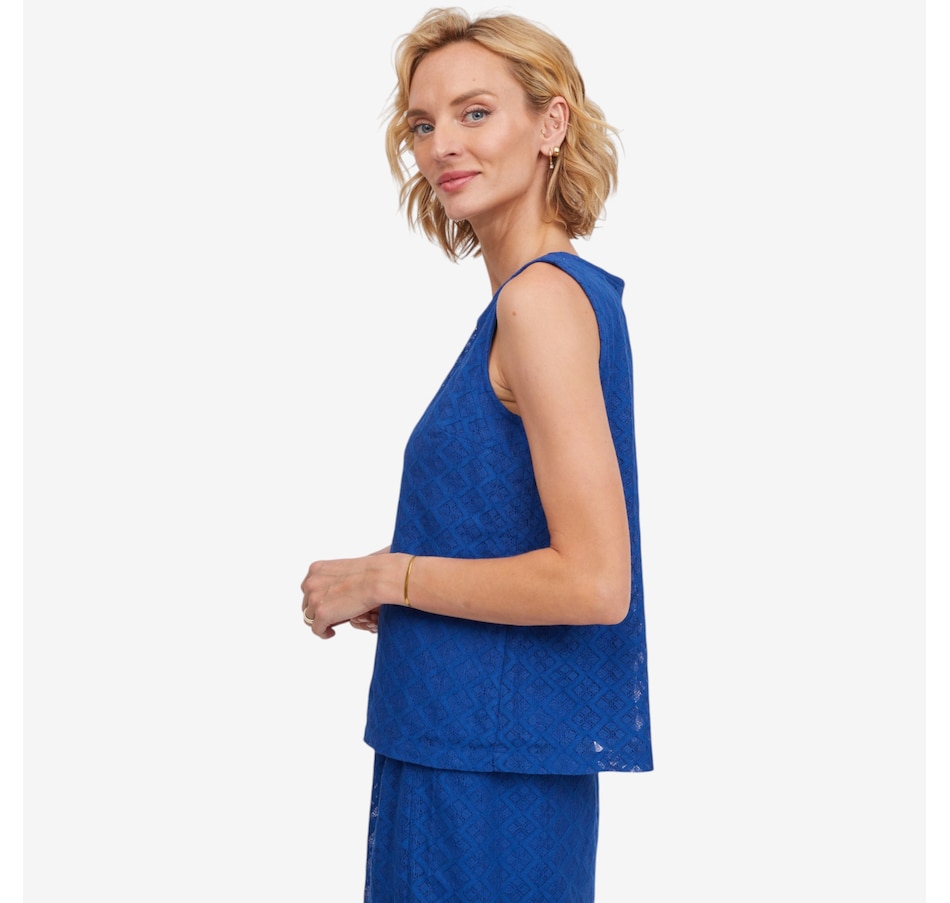 Image 123174_ALTMORE1.jpg, Product 123-174 / Price $79.99, Guillaume Textured Lace Top from Guillaume on TSC.ca's Fashion department