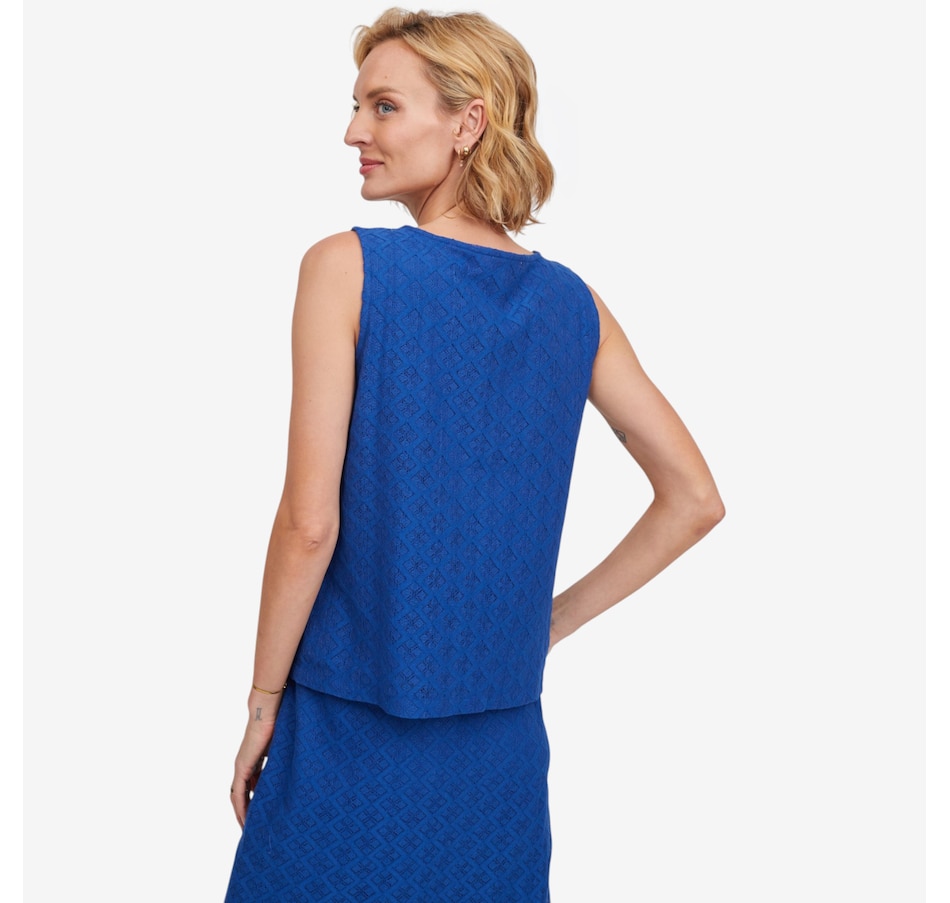 Image 123174_ALTMORE3.jpg, Product 123-174 / Price $79.99, Guillaume Textured Lace Top from Guillaume on TSC.ca's Fashion department