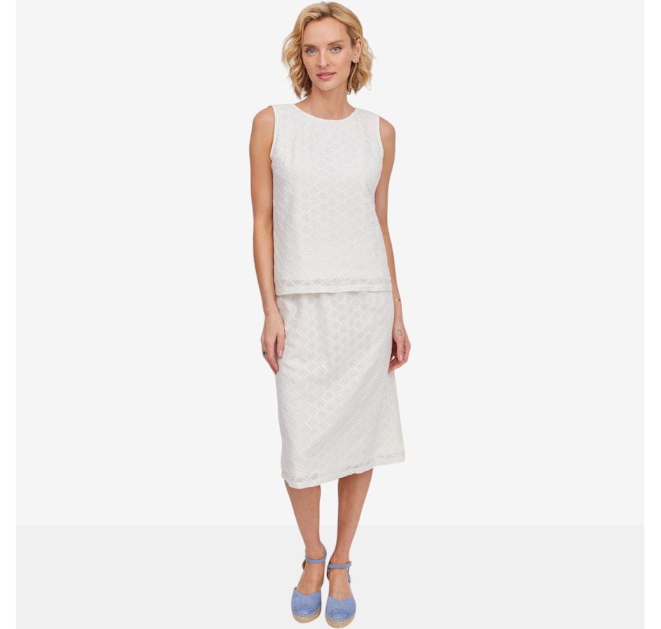 Image 123175_ALTMORE3.jpg, Product 123-175 / Price $99.99, Guillaume Textured Lace Skirt from Guillaume on TSC.ca's Fashion department
