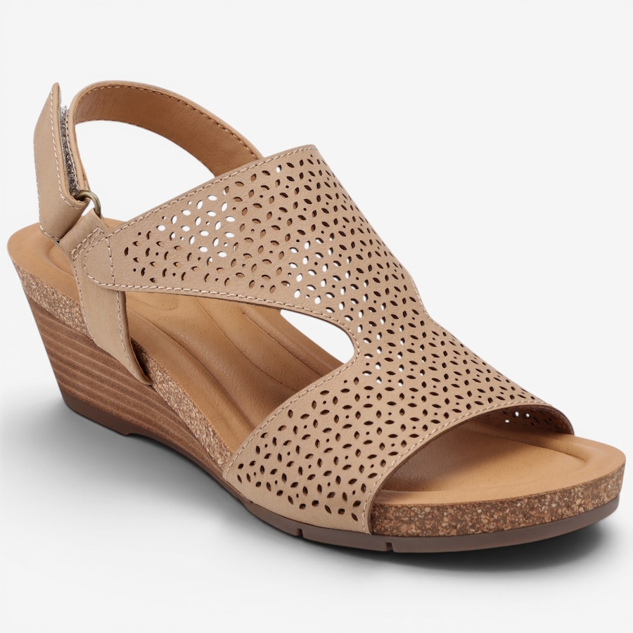 Image 123182_NAT.jpg, Product 123-182 / Price $69.88, Earth Harten Wedge Sandal from Earth Shoes on TSC.ca's Shoes department