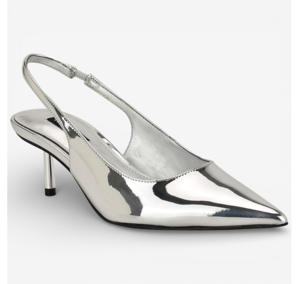 Image 123345_SIL.jpg, Product 123-345 / Price $160.00, Nine West Hunny Slingback Pump from Nine West on TSC.ca's Shoes department
