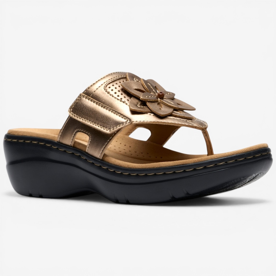 Image 123374_GLDM.jpg, Product 123-374 / Price $110.00, Clarks Merliah2 Kyla Toe Thong Sandal from Clarks Footwear on TSC.ca's Shoes department