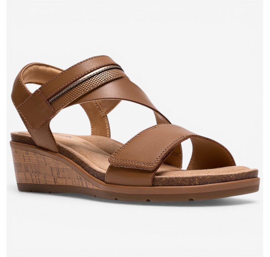 Image 123413_TN.jpg, Product 123-413 / Price $120.00, Clarks Kacha Wave Wedge Sandal from Clarks Footwear on TSC.ca's Shoes department