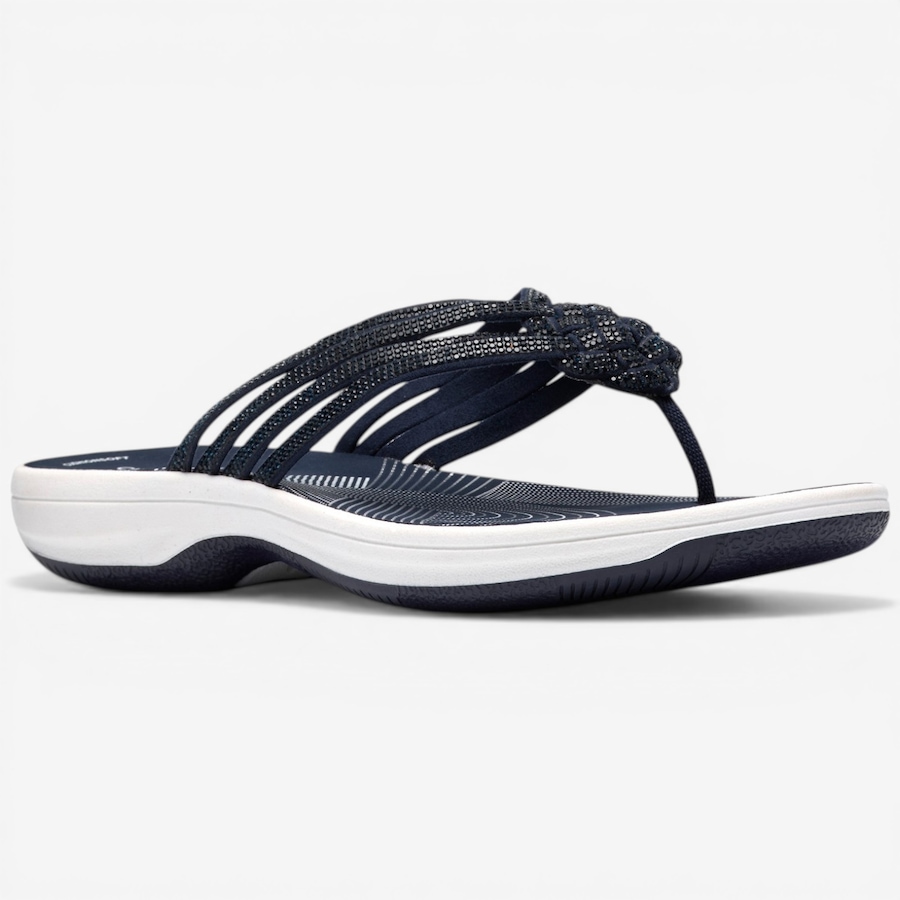 Image 123419_NVY.jpg, Product 123-419 / Price $49.99, Clarks Breeze Gem Toe Thong Sandal from Clarks Footwear on TSC.ca's Shoes department