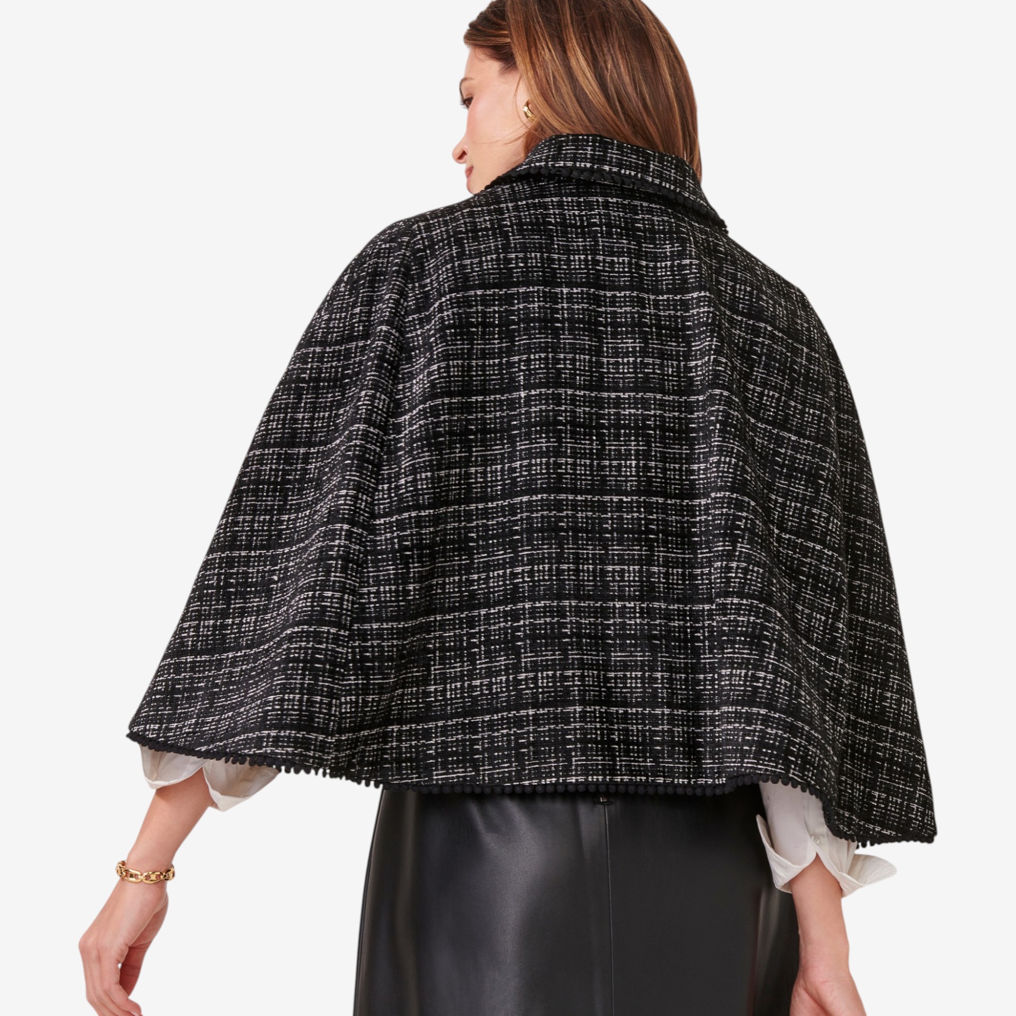 Charlie Paige Tweed Capelet - TSC.ca