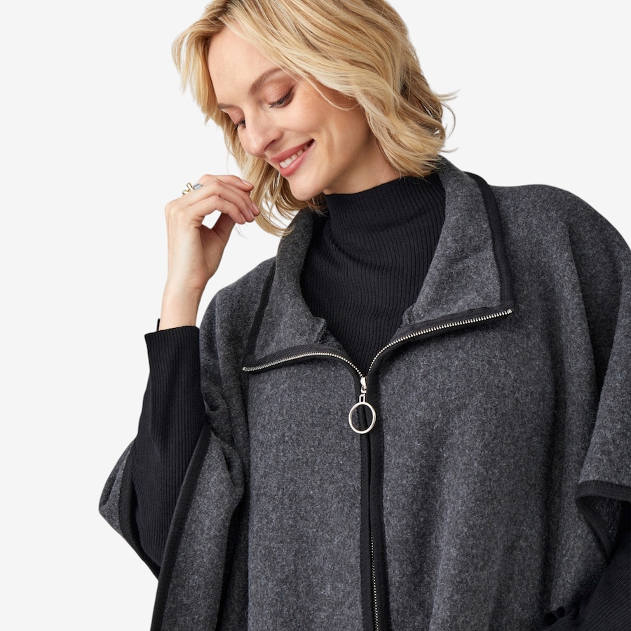 Image 123539_ALTMORE1.jpg, Product 123-539 / Price $59.99, Charlie Paige The Marlowe Cape from Charlie Paige on TSC.ca's Fashion department