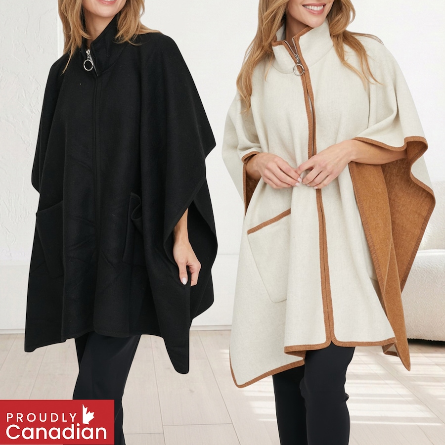 Image 123539_ALTMORE100.jpg, Product 123-539 / Price $59.99, Charlie Paige The Marlowe Cape from Charlie Paige on TSC.ca's Fashion department