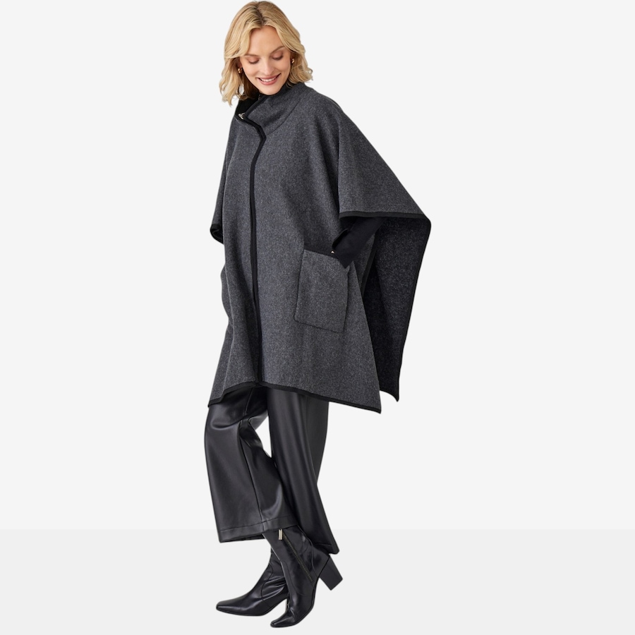 Image 123539_ALTMORE2.jpg, Product 123-539 / Price $59.99, Charlie Paige The Marlowe Cape from Charlie Paige on TSC.ca's Fashion department