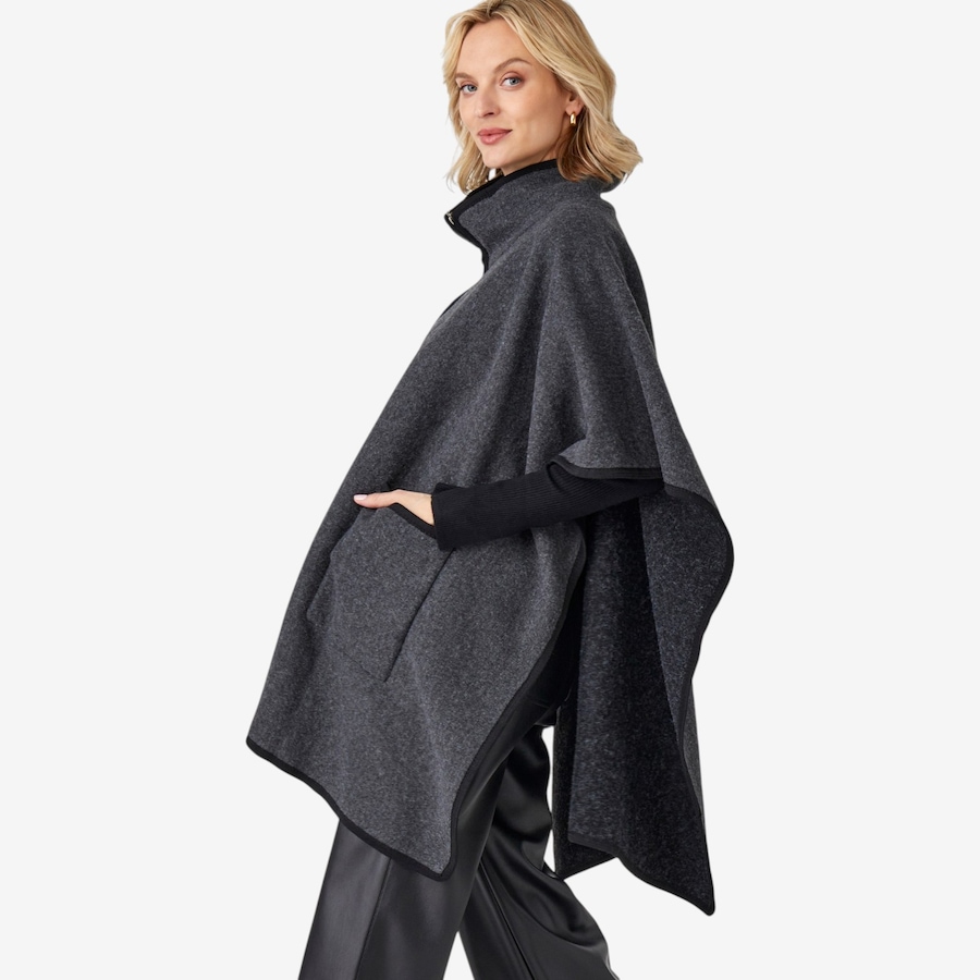 Image 123539_ALTMORE4.jpg, Product 123-539 / Price $59.99, Charlie Paige The Marlowe Cape from Charlie Paige on TSC.ca's Fashion department