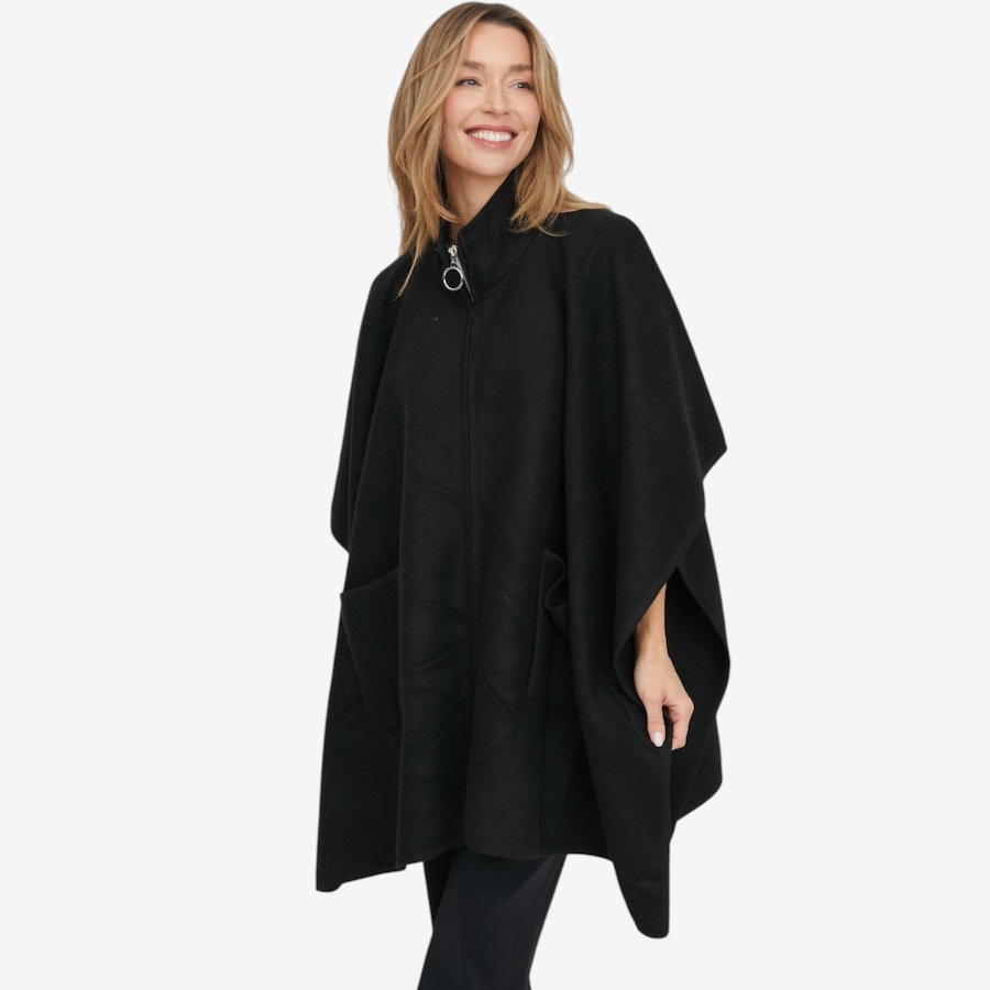 Image 123539_BLK.jpg, Product 123-539 / Price $59.99, Charlie Paige The Marlowe Cape from Charlie Paige on TSC.ca's Fashion department