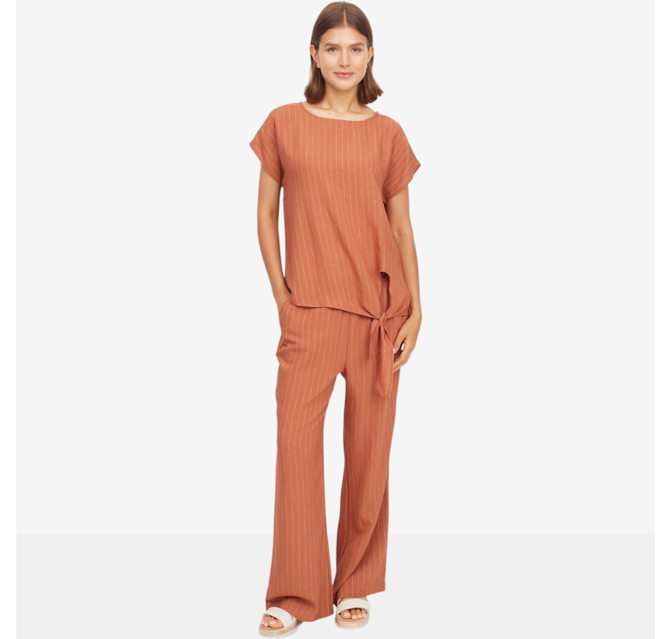 Image 123575_ALTMORE3.jpg, Product 123-575 / Price $79.99, Mr. Max Coastline Linen Blend Wide Leg Pant from Mr. Max on TSC.ca's Fashion department