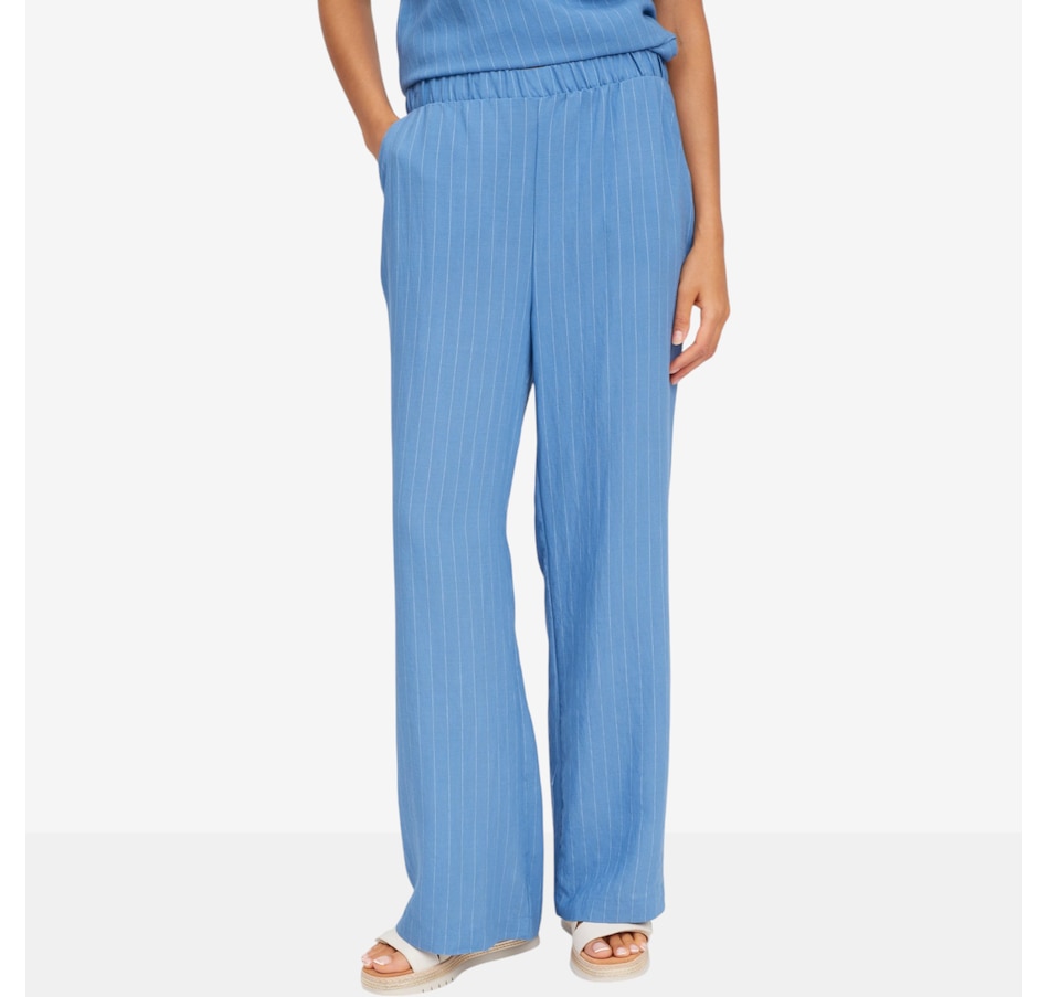 Image 123575_WATBE.jpg, Product 123-575 / Price $79.99, Mr. Max Coastline Linen Blend Wide Leg Pant from Mr. Max on TSC.ca's Fashion department