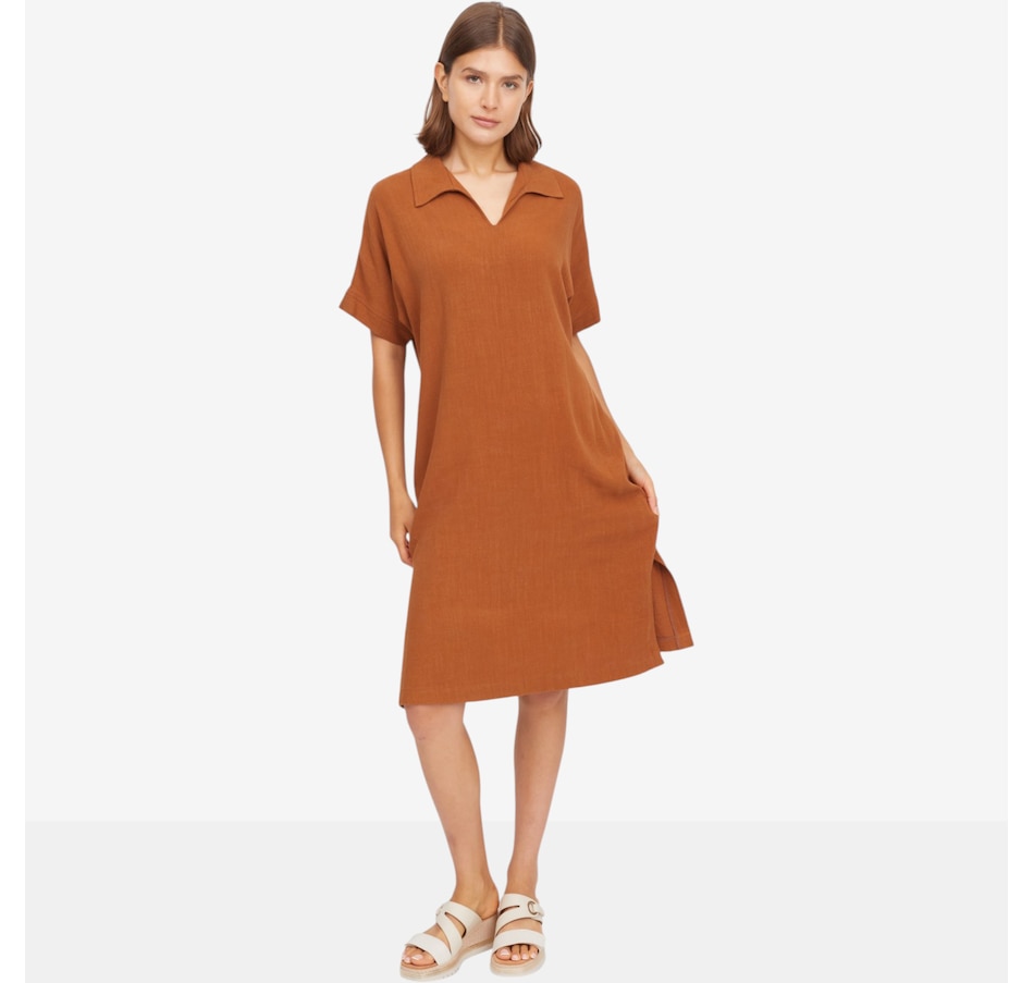 Image 123577_AMN.jpg, Product 123-577 / Price $89.99, Mr. Max Magic Linen Blend Modern Heritage Shirtdress from Mr. Max on TSC.ca's Fashion department