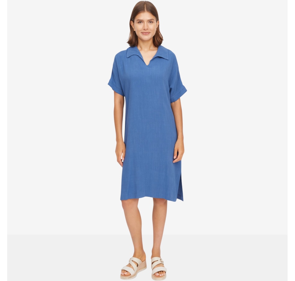 Image 123577_DBE.jpg, Product 123-577 / Price $89.99, Mr. Max Magic Linen Blend Modern Heritage Shirtdress from Mr. Max on TSC.ca's Fashion department