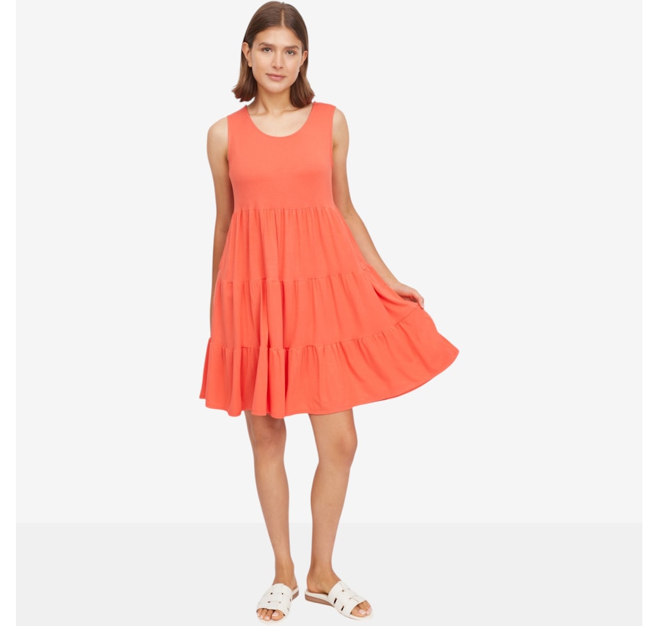 Image 123583_ALTMORE2.jpg, Product 123-583 / Price $79.99, Mr. Max Lydia Bamboo Jersey Multi-Tiered Summer Dress from Mr. Max on TSC.ca's Fashion department
