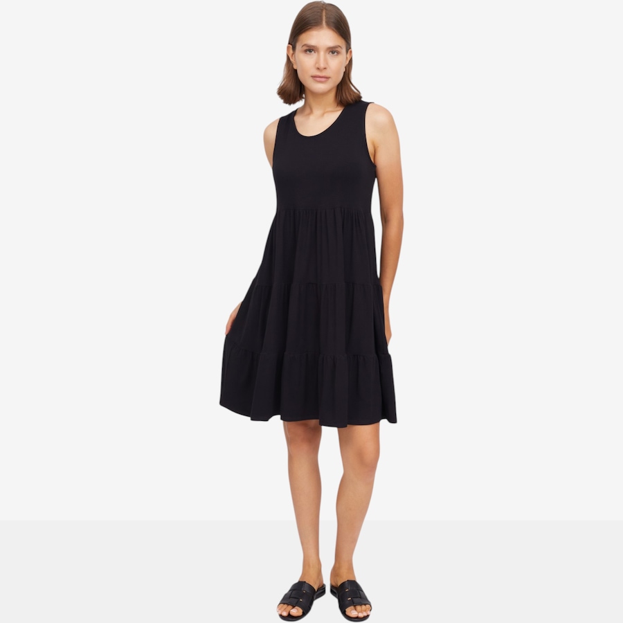 Image 123583_BLK.jpg, Product 123-583 / Price $59.88, Mr. Max Lydia Bamboo Jersey Multi-Tiered Summer Dress from Mr. Max on TSC.ca's Fashion department