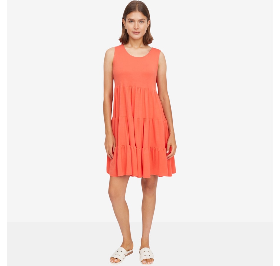 Image 123583_TNG.jpg, Product 123-583 / Price $79.99, Mr. Max Lydia Bamboo Jersey Multi-Tiered Summer Dress from Mr. Max on TSC.ca's Fashion department