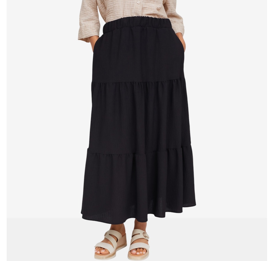 Image 123585_ALTMORE2.jpg, Product 123-585 / Price $79.99, Mr. Max Sophia Tiered Airflow Skirt from Mr. Max on TSC.ca's Fashion department