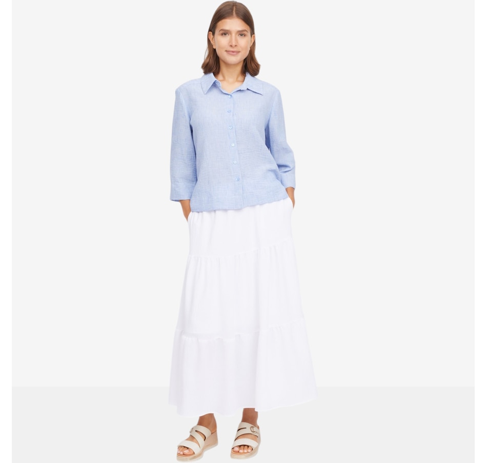 Image 123585_ALTMORE6.jpg, Product 123-585 / Price $79.99, Mr. Max Sophia Tiered Airflow Skirt from Mr. Max on TSC.ca's Fashion department