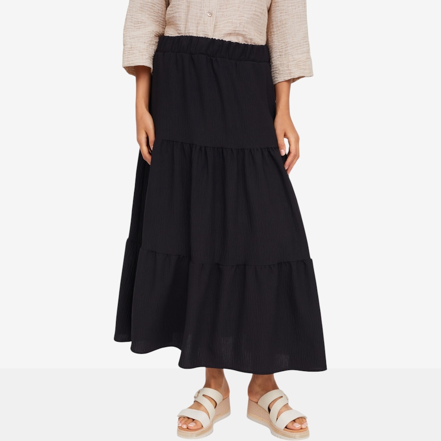 Image 123585_BLK.jpg, Product 123-585 / Price $59.99, Mr. Max Sophia Tiered Airflow Skirt from Mr. Max on TSC.ca's Fashion department