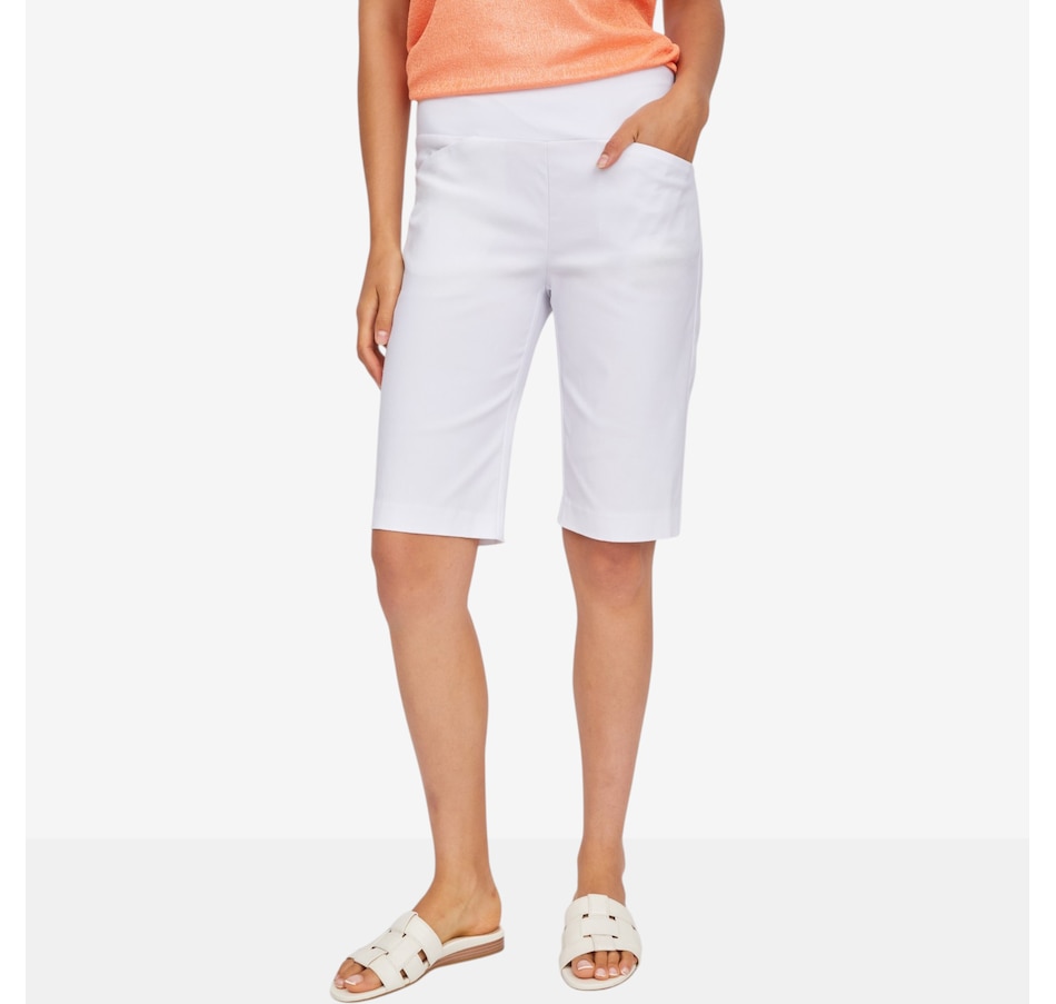 Image 123586_WHT.jpg, Product 123-586 / Price $32.99, Mr. Max Modern Stretch Signature Walking Shorts with Tummy Control Panel from Mr. Max on TSC.ca's Fashion department