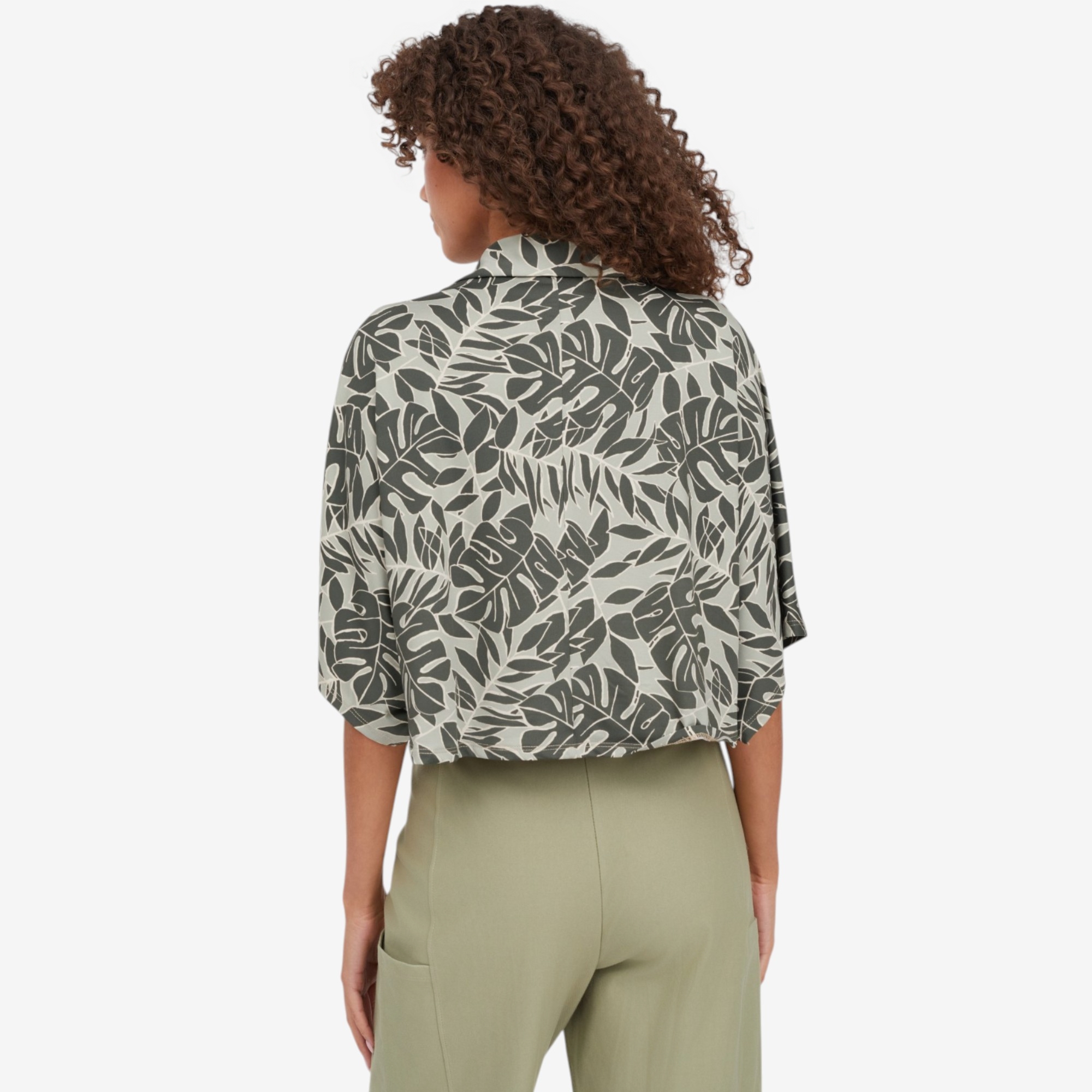 Kim & Co. Brazil Knit Johnny Collar Poncho Top - TSC.ca