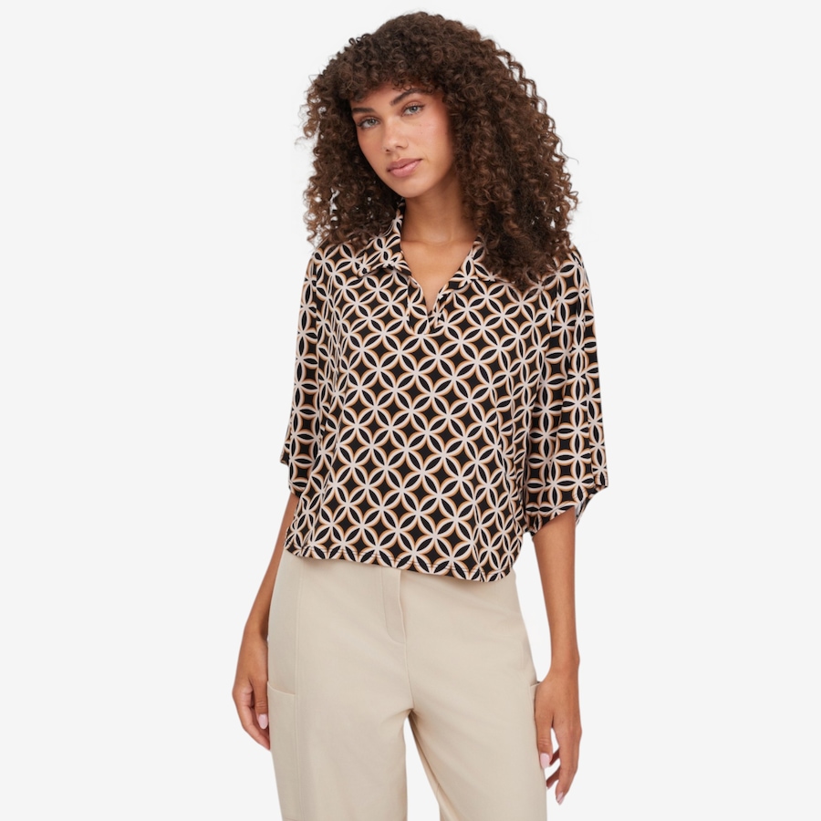 Image 123590_BKD.jpg, Product 123-590 / Price $69.99, Kim & Co. Brazil Knit Johnny Collar Poncho Top from Kim & Co. on TSC.ca's Fashion department