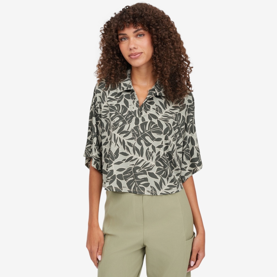 Image 123590_CELMI.jpg, Product 123-590 / Price $69.99, Kim & Co. Brazil Knit Johnny Collar Poncho Top from Kim & Co. on TSC.ca's Fashion department