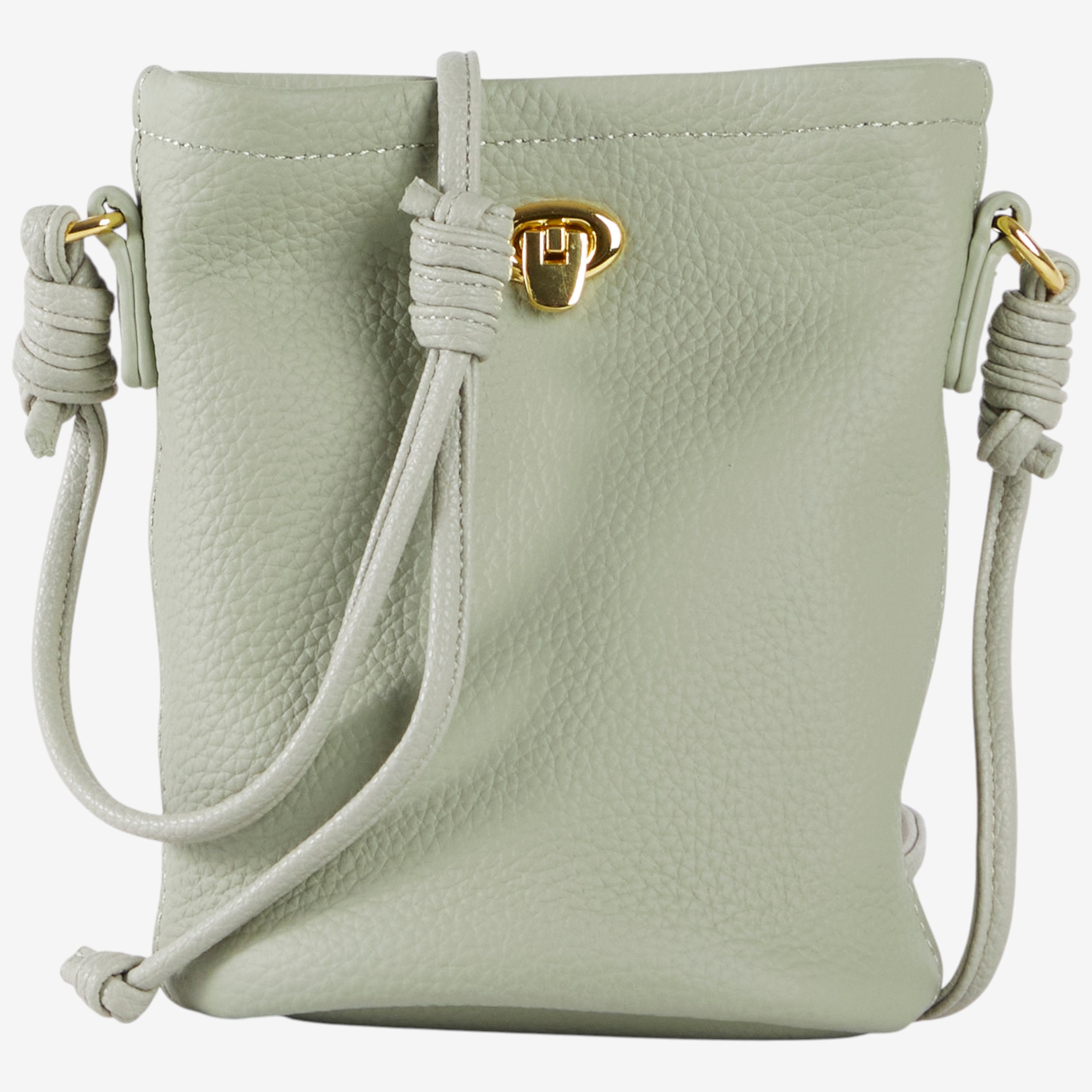 Red Coral Genuine Leather Crossbody Bucket Bag - TSC.ca