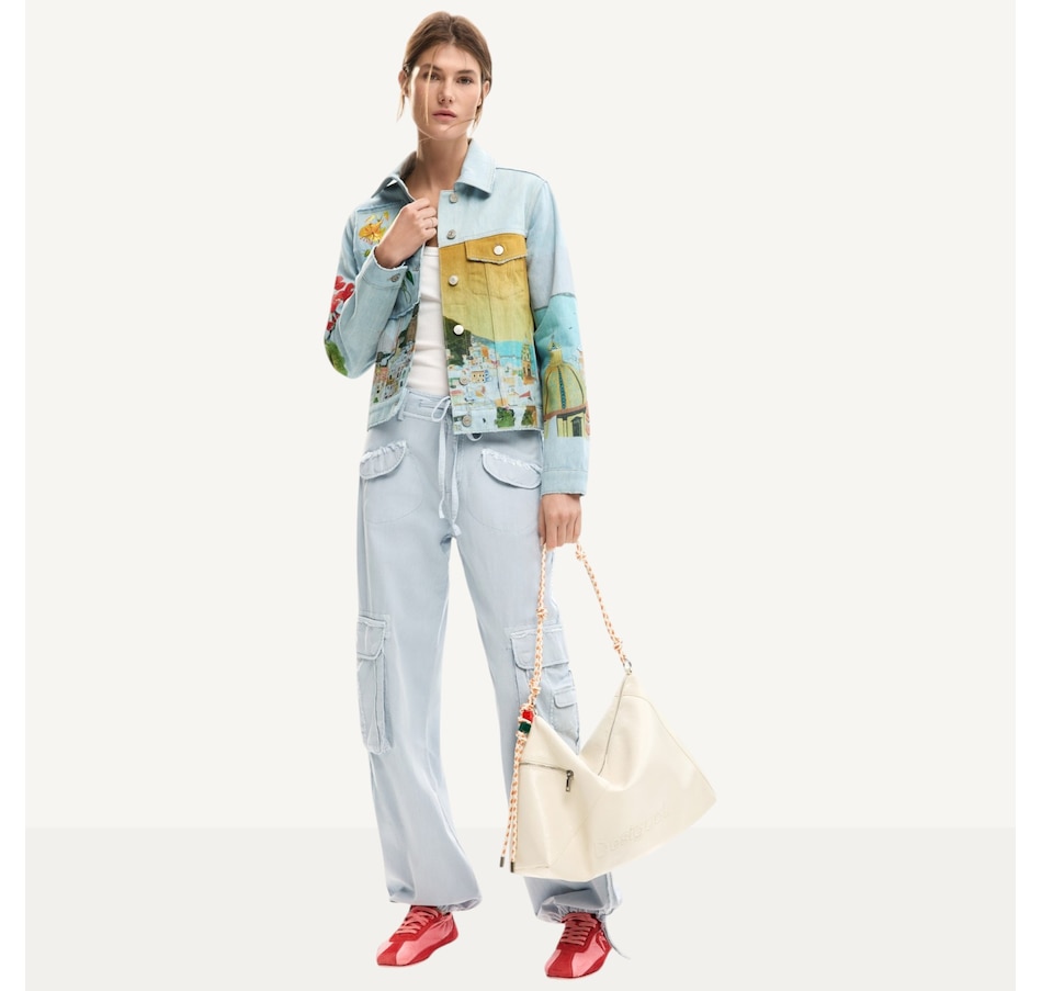 Image 123618_DNM.jpg, Product 123-618 / Price $299.99, Desigual Sunset Denim Jacket from Desigual on TSC.ca's Fashion department