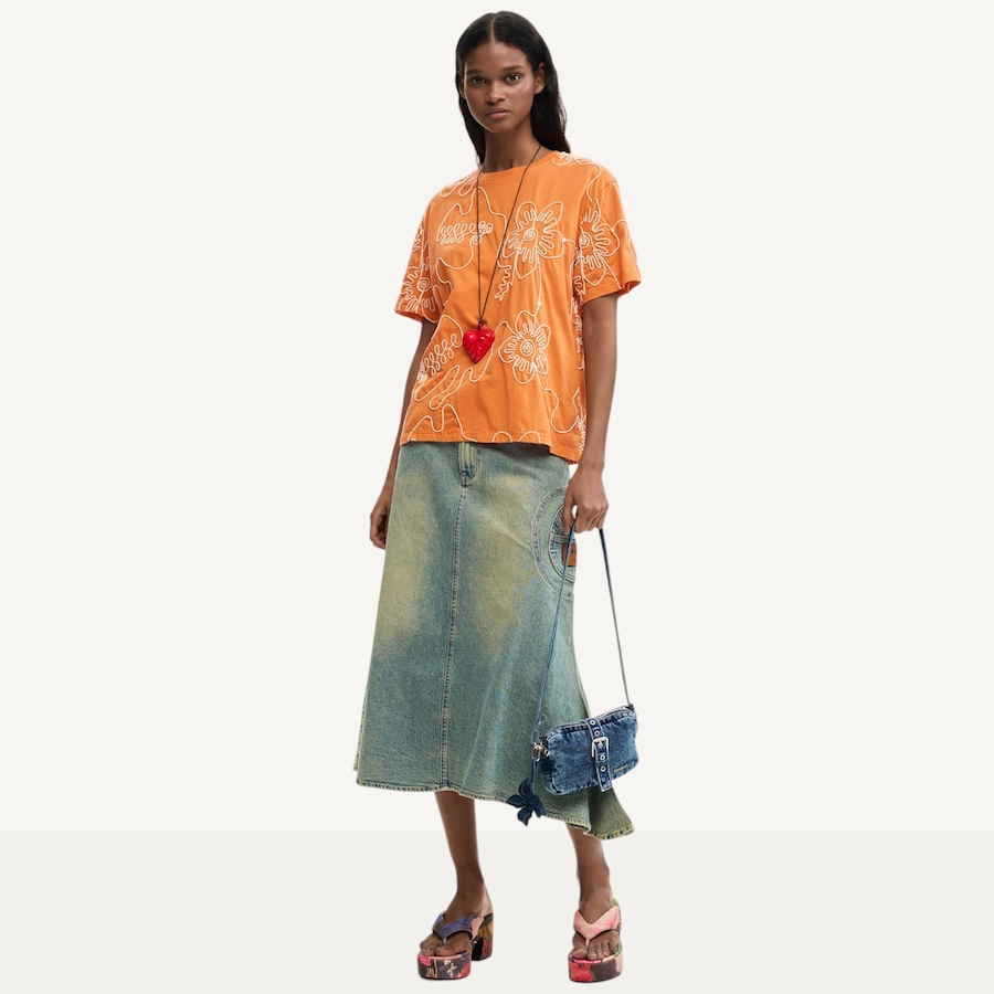 Image 123622_ALTMORE1.jpg, Product 123-622 / Price $84.88, Desigual Embroidered T-Shirt from Desigual on TSC.ca's Fashion department